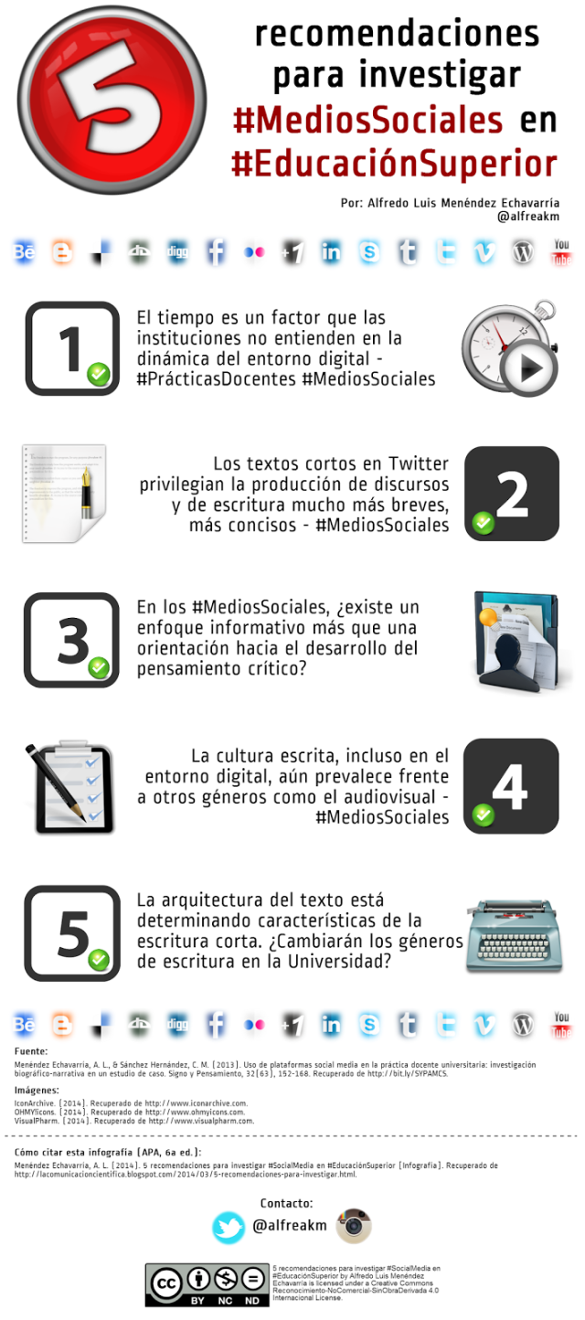 Las redes sociales en la educación superior, factores a tener en cuanta.