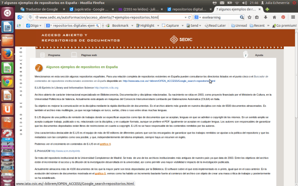 repositorios españa